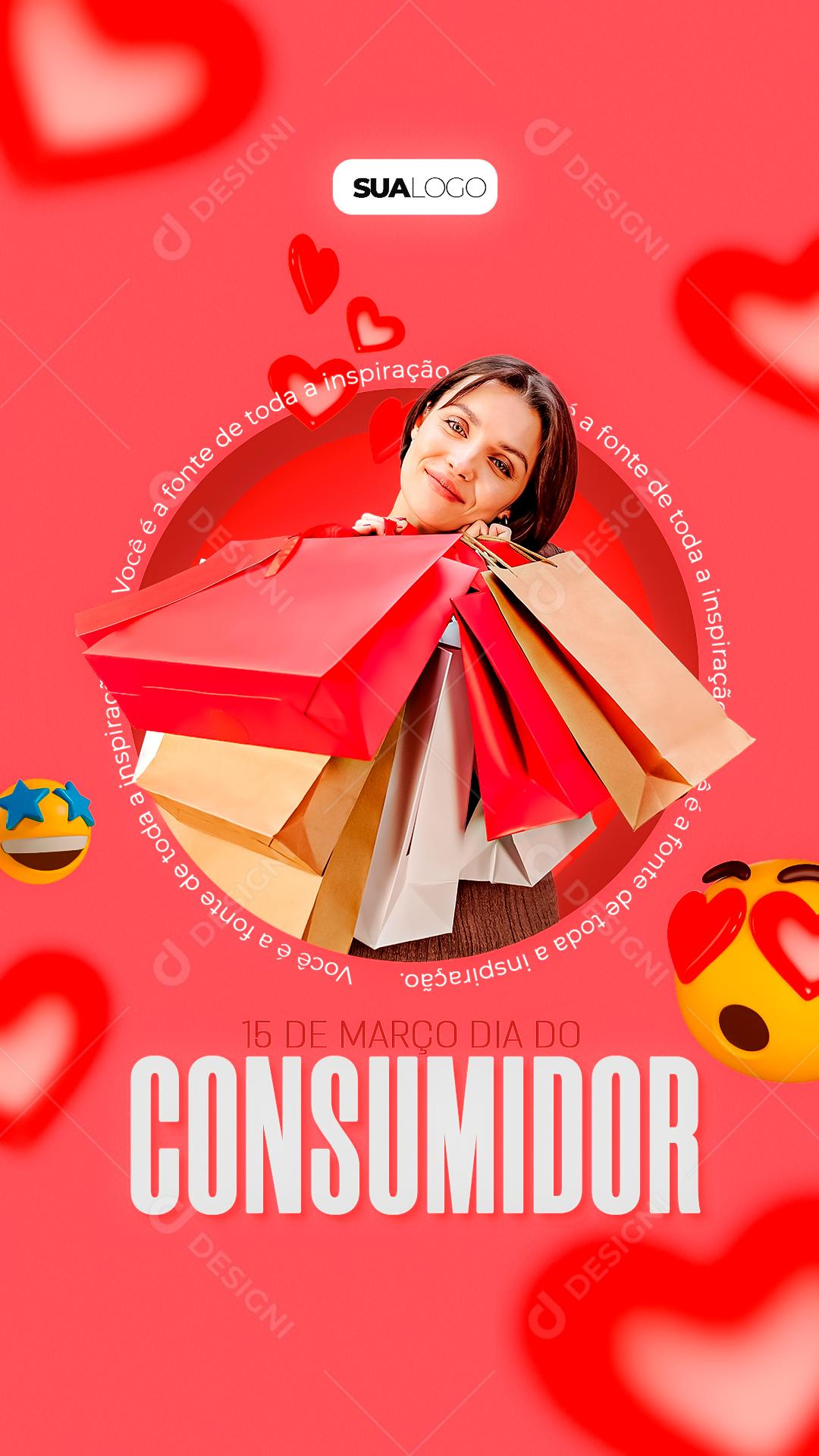 Social Media Dia Do Consumidor 15 De Março PSD Editável