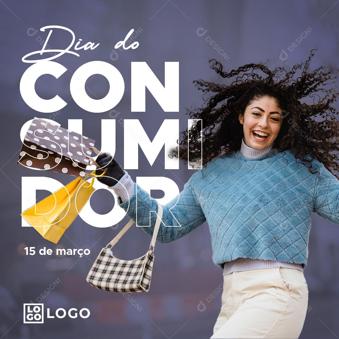 Social Media Dia Do Consumidor 15 De Março PSD Editável