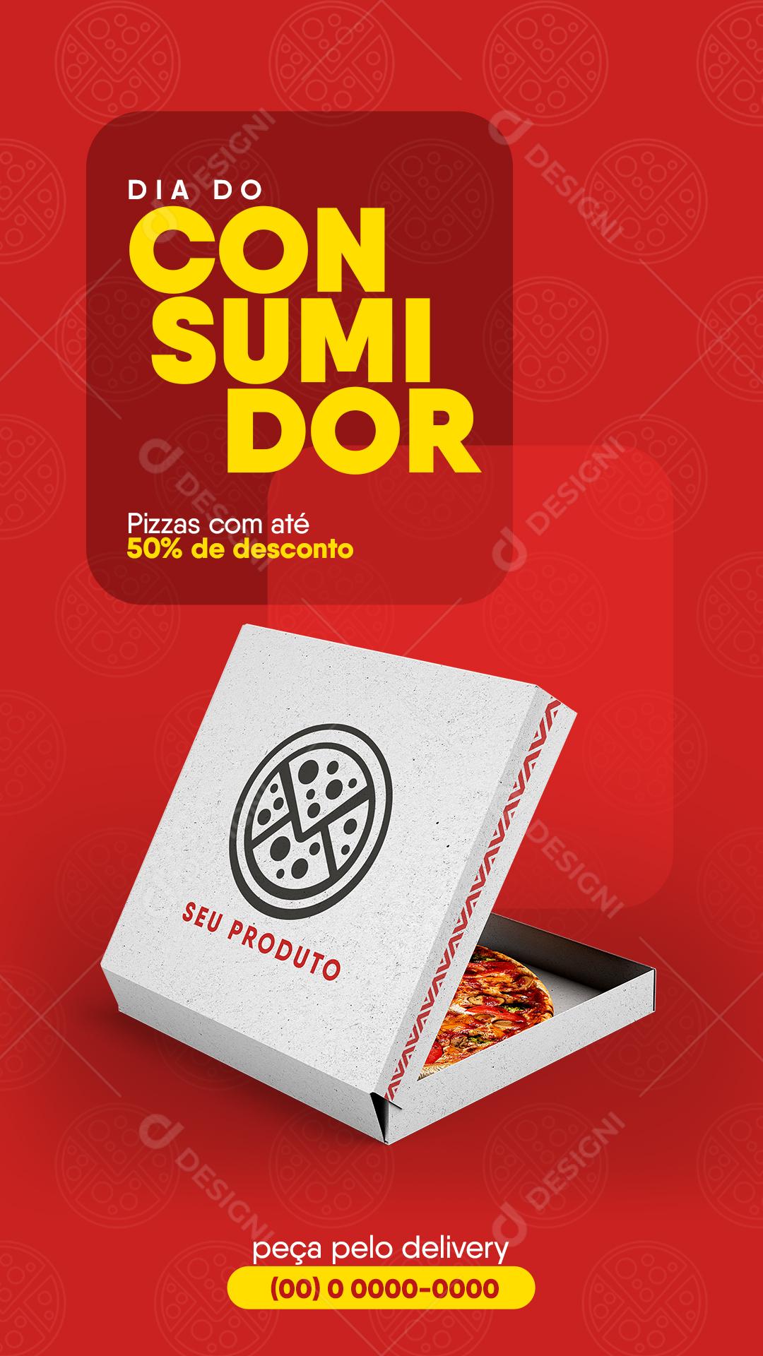 Dia Do Consumidor Ofertas Exclusivas Social Media PSD Editável