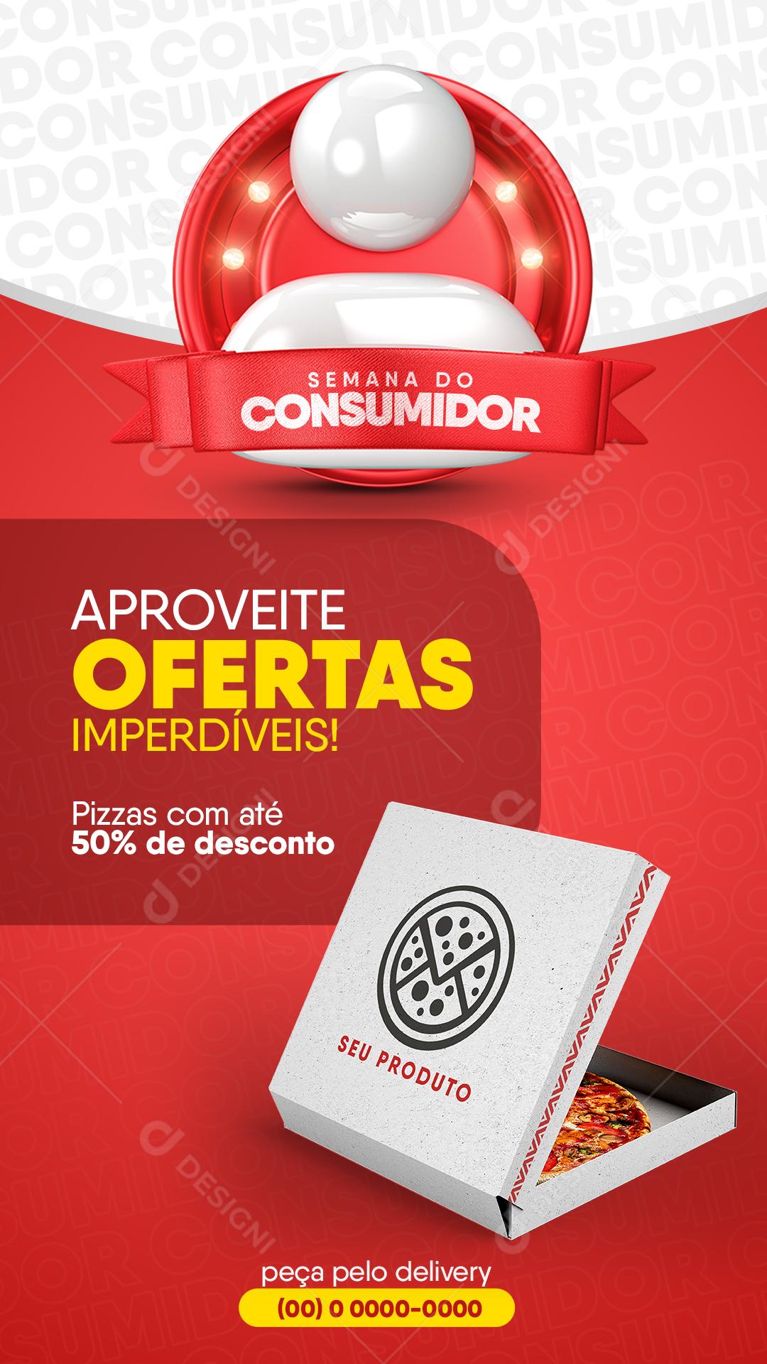 Dia Do Consumidor Ofertas Exclusivas Social Media PSD Editável