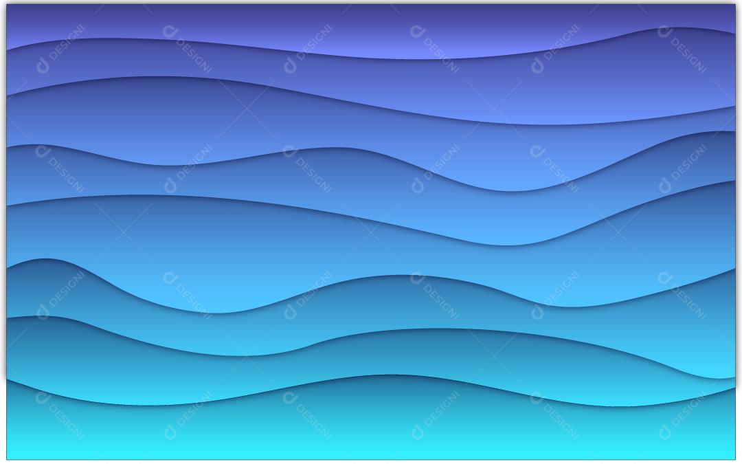 Background Azul Claro com Formas Abstrata Vetor EPS