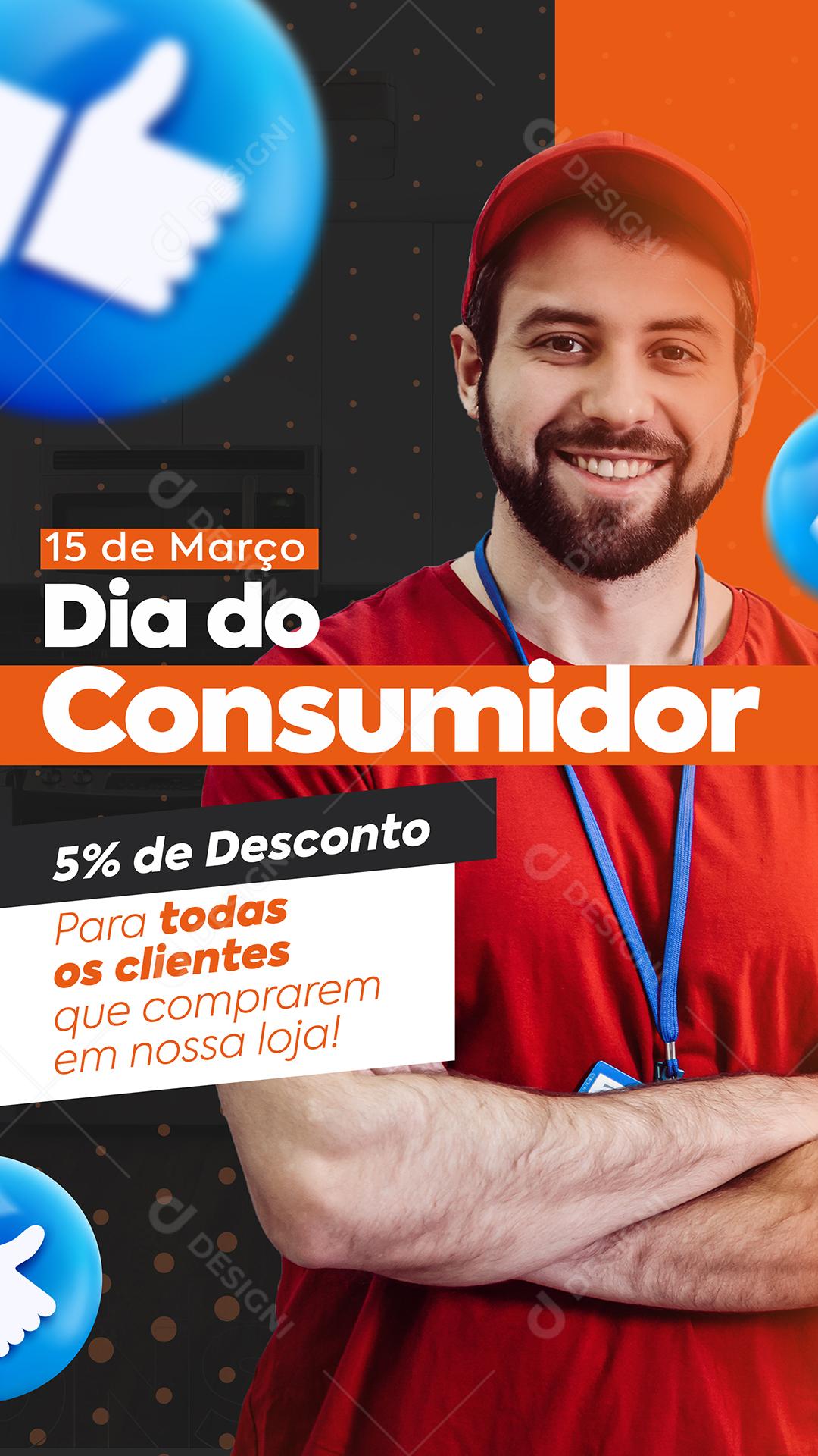 Dia Do Consumidor 15 De Março Social Media PSD Editável