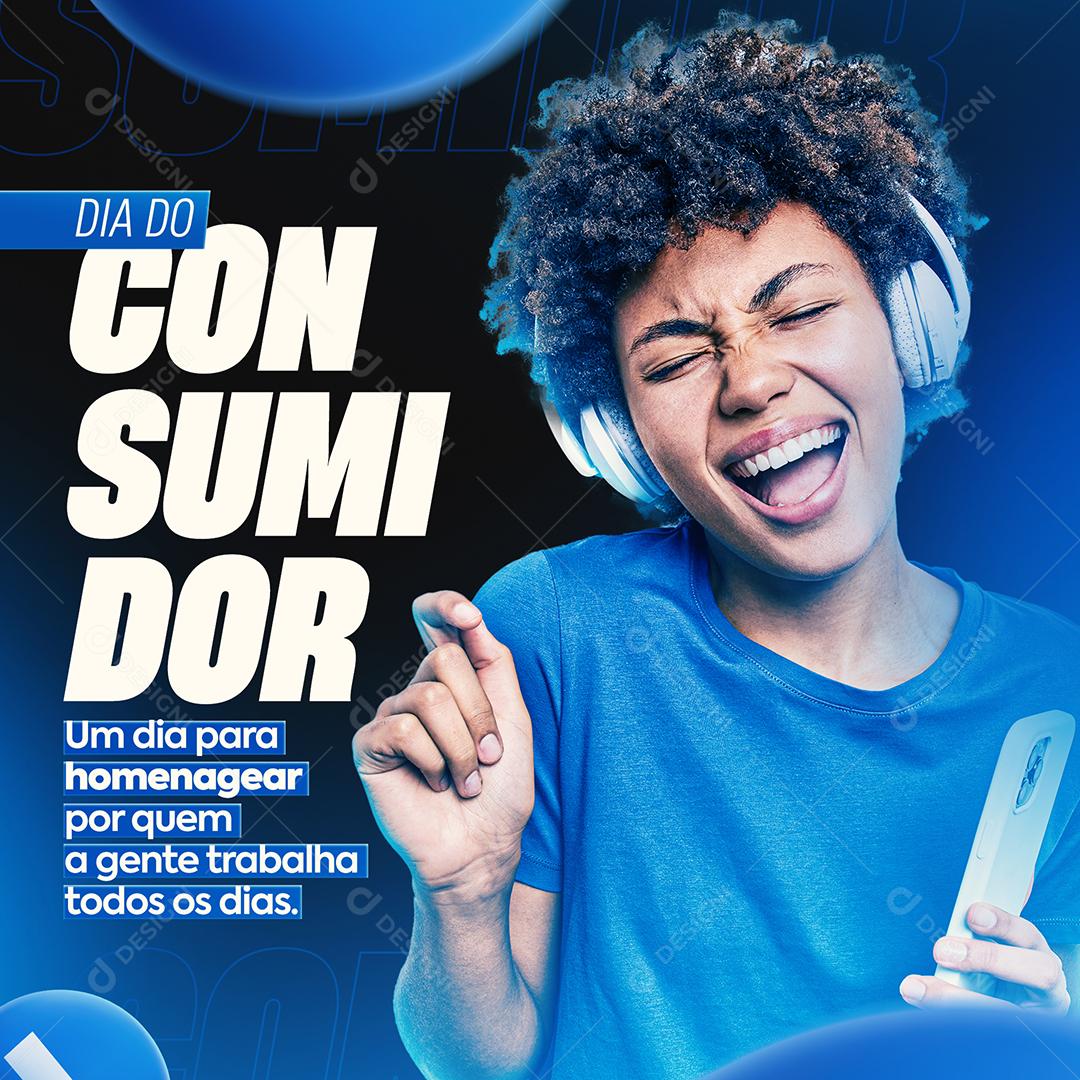 Social Media Dia Do Consumidor 15 De Março PSD Editável