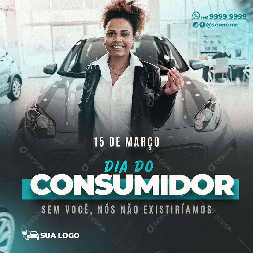 Social Media Sem Você Nós Não Existiriamos Dia Do Consumidor PSD Editável