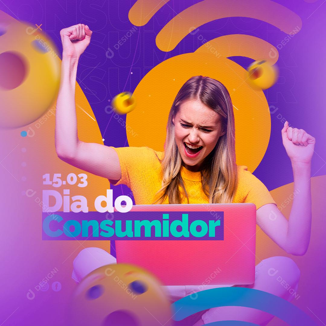 Social Media 15 de Março Dia Do Consumidor PSD Editável