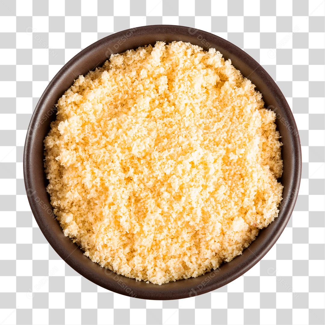 Farofa em vasilha PNG Transparente