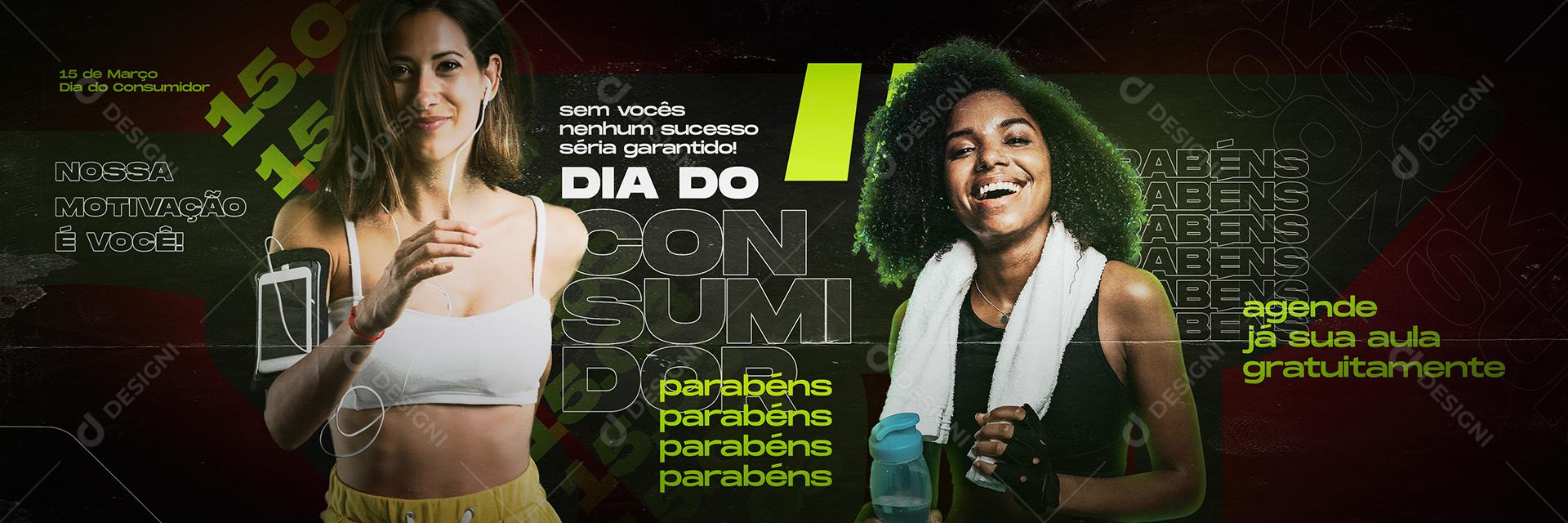 Social Media Sem Você Nenhum Sucesso Seria Garantido Dia Do Consumidor PSD Editável