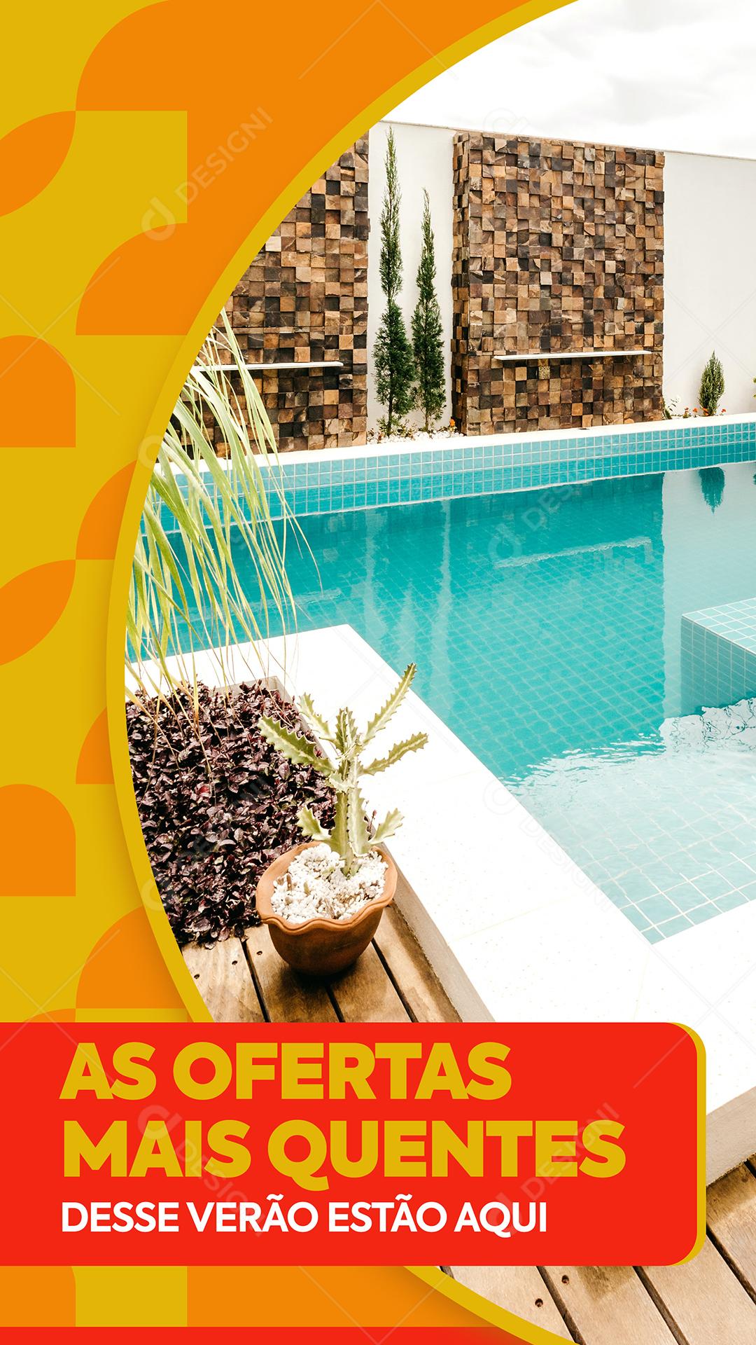 Social Media As Ofertas Mais Quentes Desse Verão Estão Aqui Construção PSD Editável