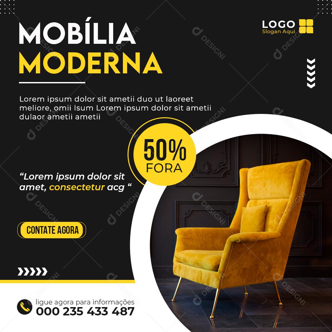 Casa Elegante á Venda Imobiliária Social Media PSD Editável