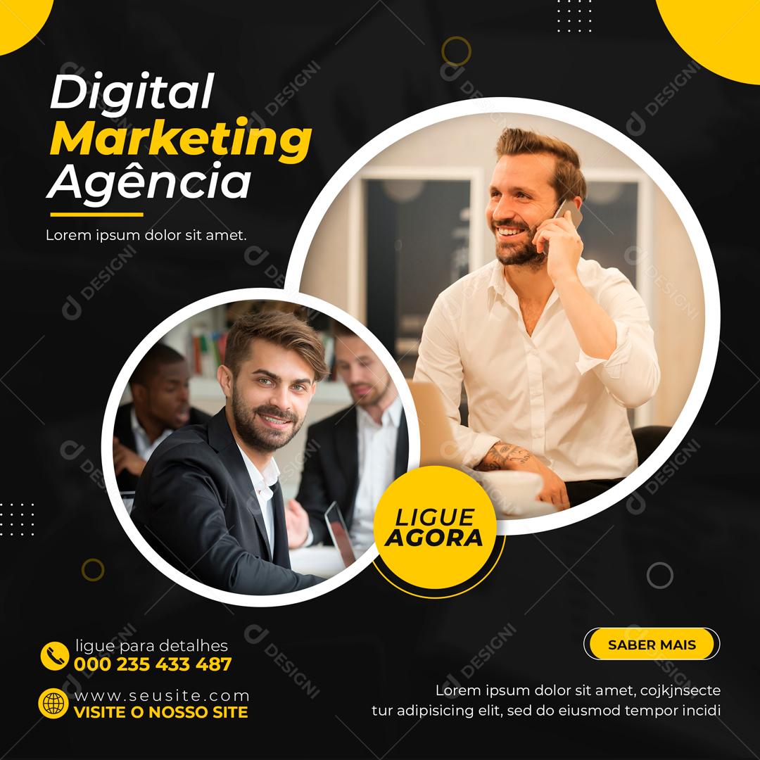 Nós Somos Criativos Marketing Social Media PSD Editável