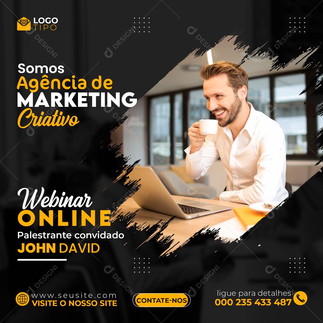 Nós Somos Criativos Marketing Social Media PSD Editável