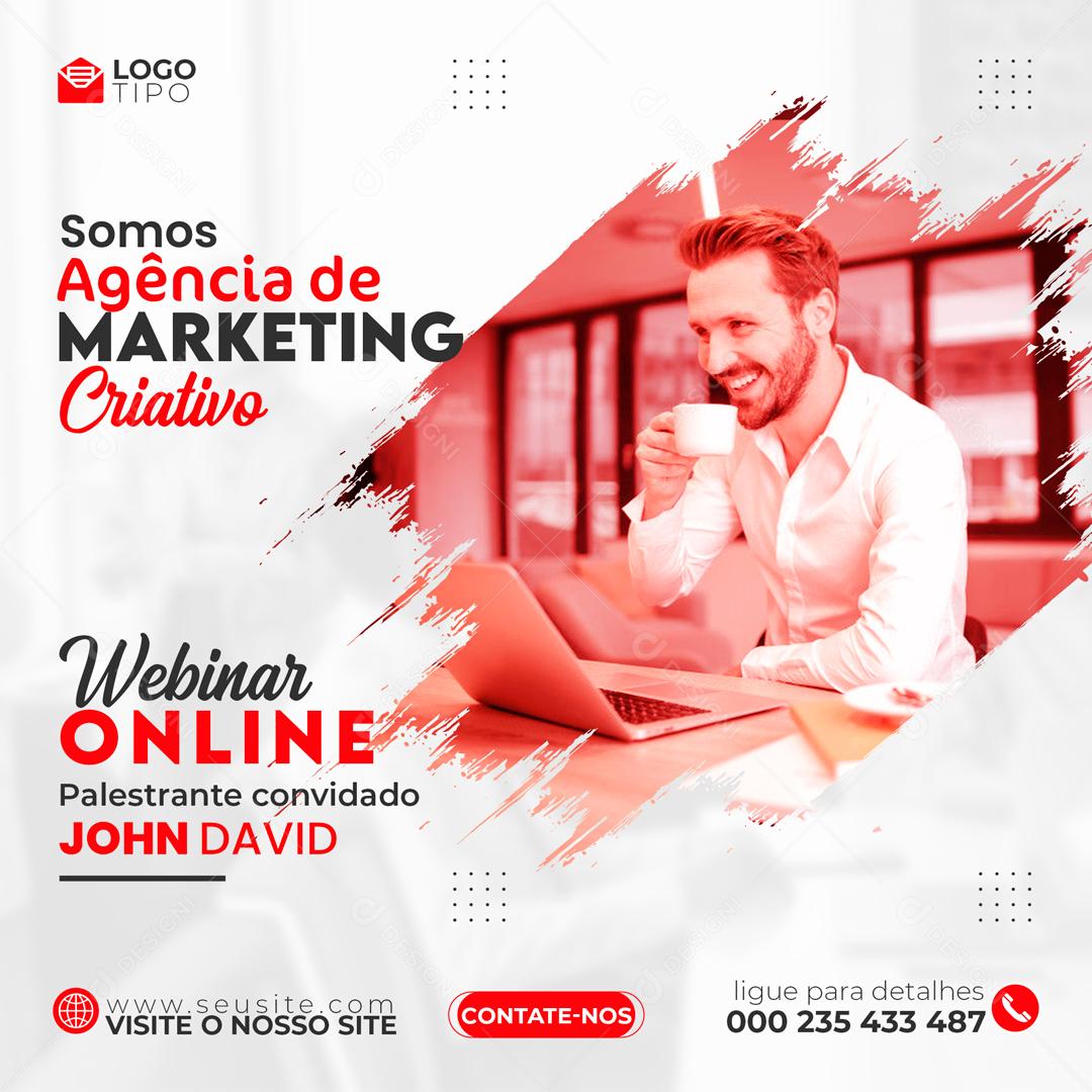 Nós Somos Criativos Marketing Social Media PSD Editável