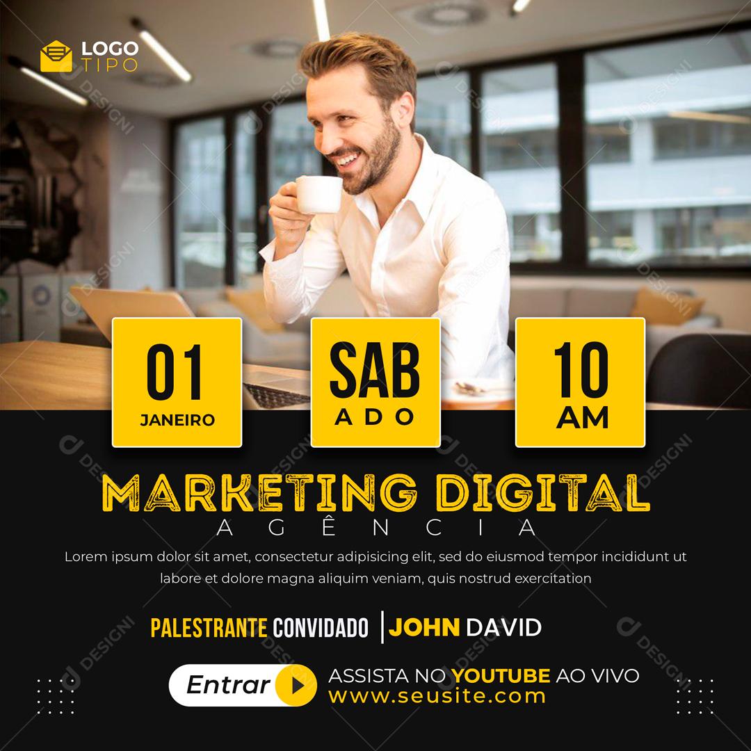 Nós Somos Criativos Marketing Social Media PSD Editável