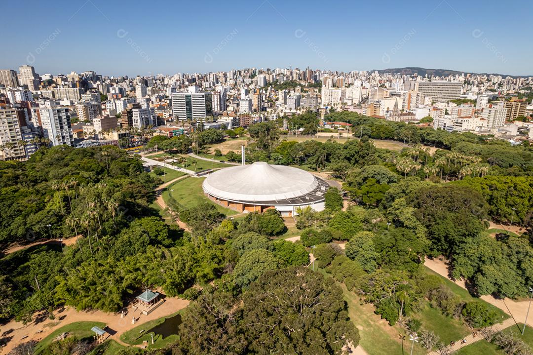 Vista aérea de Bento Gonçalves, Rio Grande do Sul, Brasil. Famosa cidade turística no sul do Brasil.