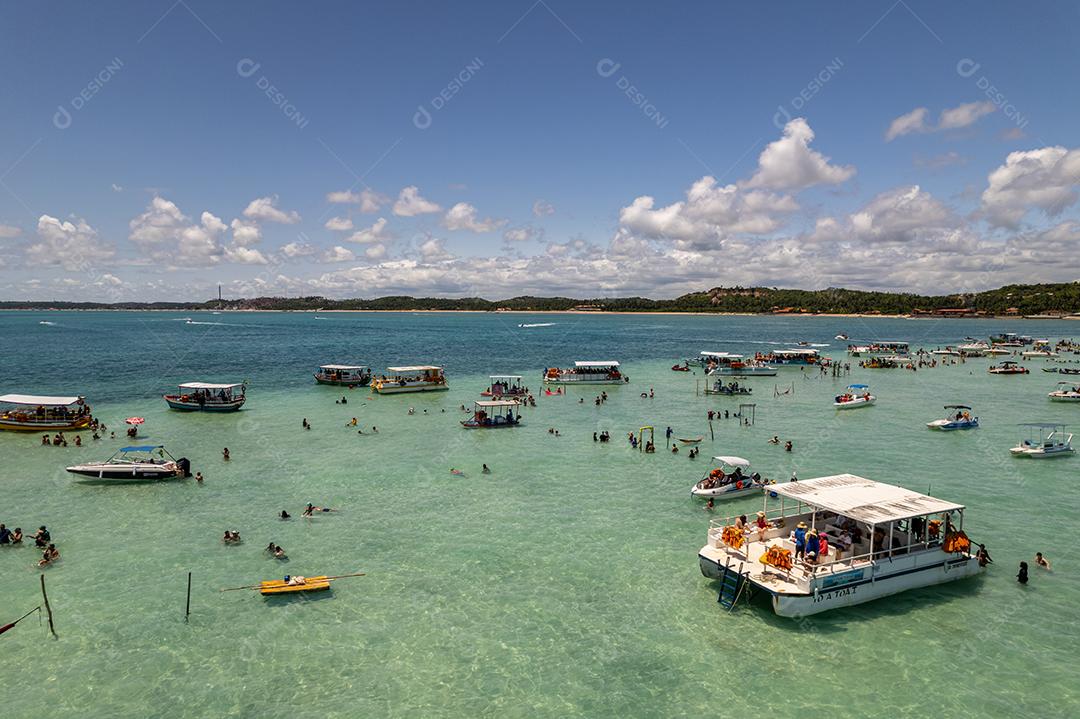 Vista aérea dos recifes de Maragogi, Proteção Ambiental Costa dos Corais