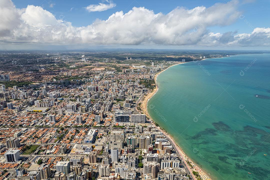 Aerial view of the beaches of Maceió, Alagoas, Northeast region