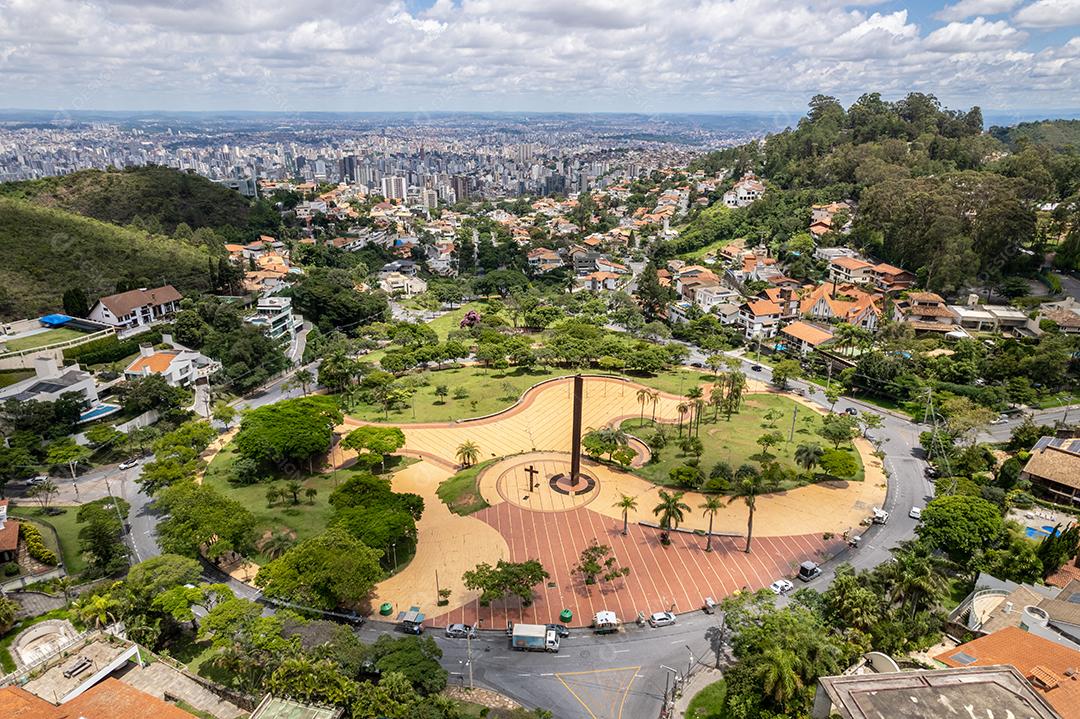 Praça do Papa em Belo Horizonte, em Minas Gerais, Brasil.