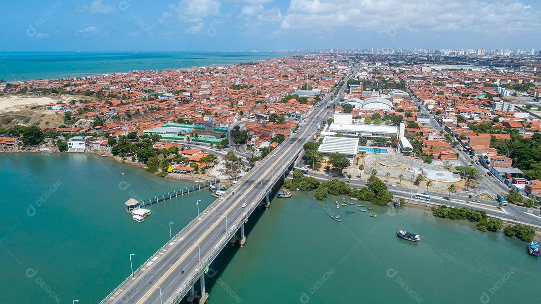 Fortaleza, Brasil. Ponte José Martins Rodrigues, sob o Rio Ceará em Fortaleza, Ceará