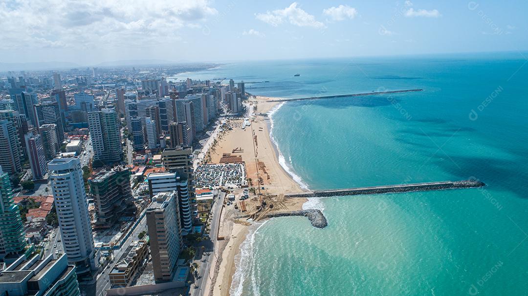 Fortaleza, Brasil. Ponte José Martins Rodrigues, sob o Rio Ceará em Fortaleza, Ceará