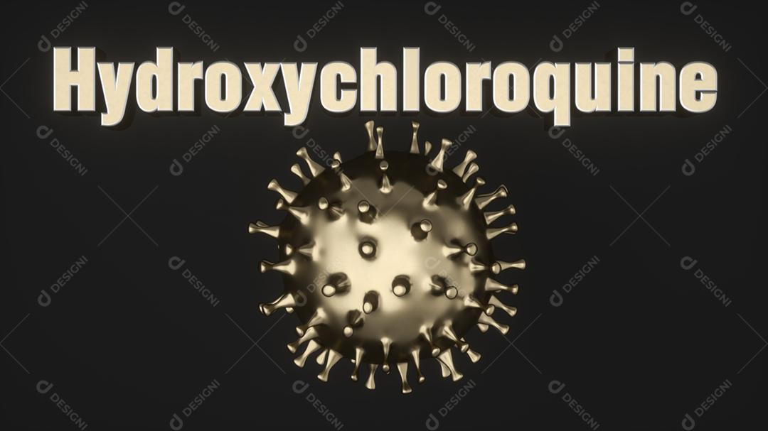Coronavirus Covid-19 surto e coronavírus influenza hidroxicloroquina
