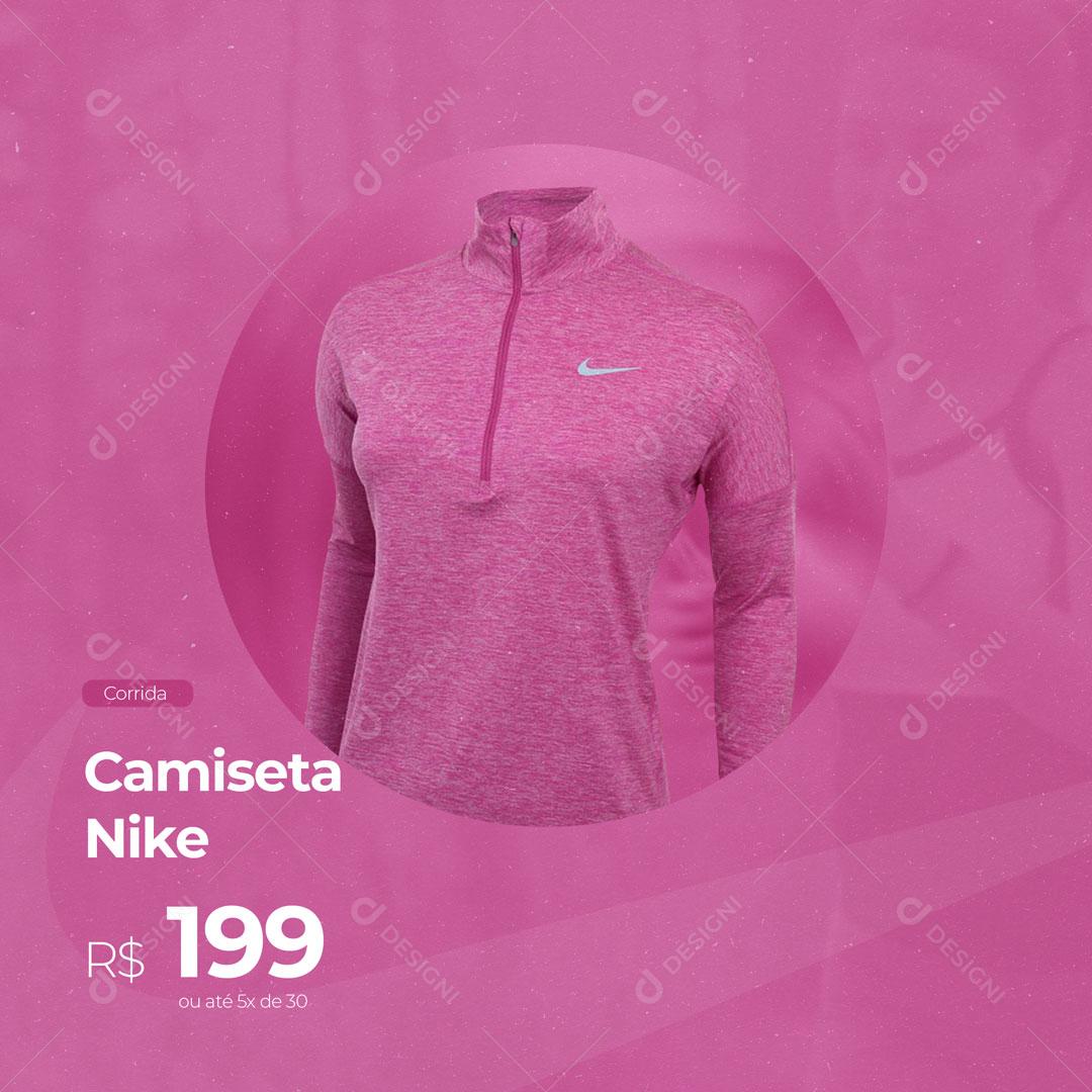 Loja de Roupas Camiseta Nike Social Media  PSD Editável