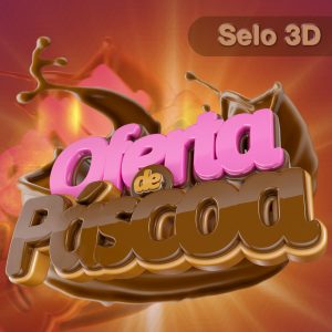 Selo 3D Páscoa De Ofertas Rosa e Chocolate Para Composição PNG Transparente Sem Fundo