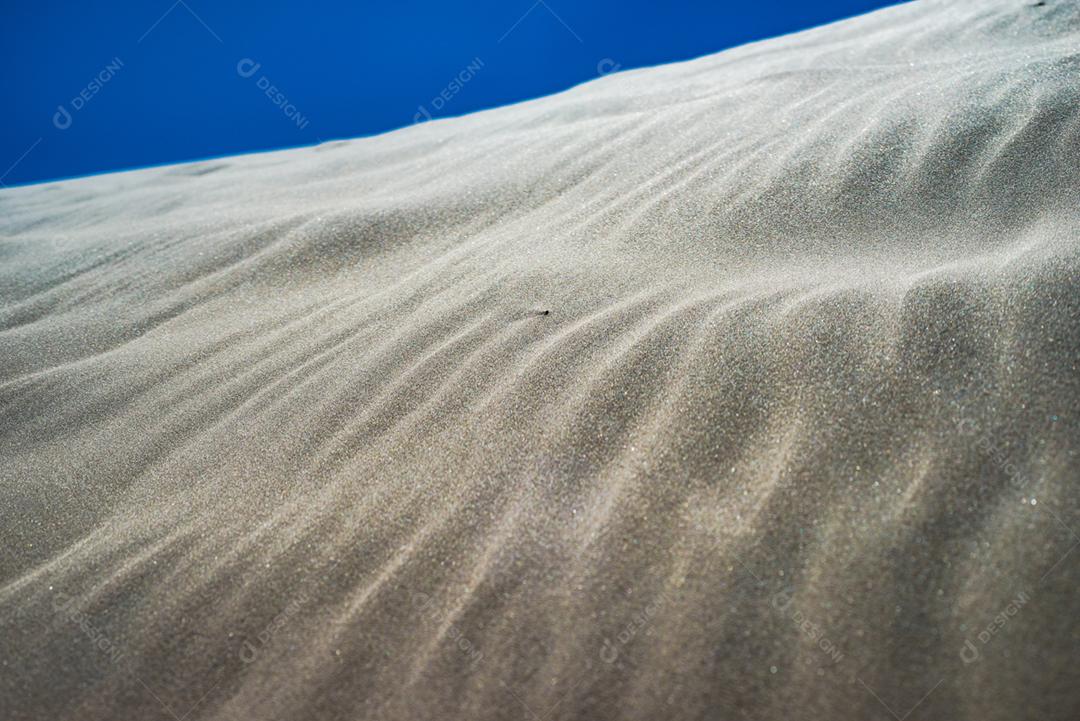Paisagem textura de areia praia dia ensolarado