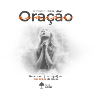 Social Media Dia da Oração PSD Editável