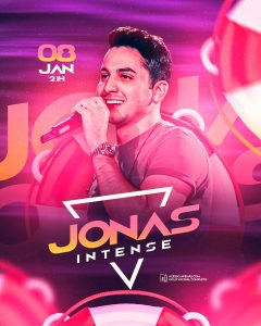 Social Media Jonas Intense Agenda Flyers PSD Editável