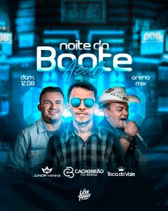 Social Media Noite Da Boate Azul Agenda Flyer PSD Editável