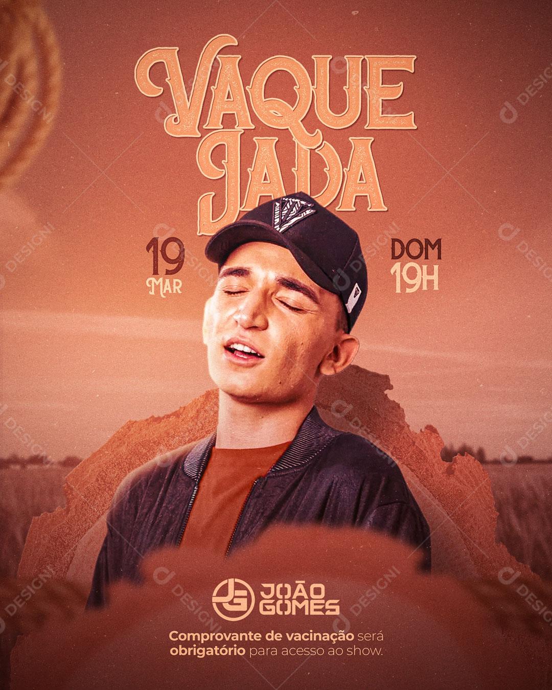 Social Media Vaquejada João Gomes Agenda Flyers PSD Editável