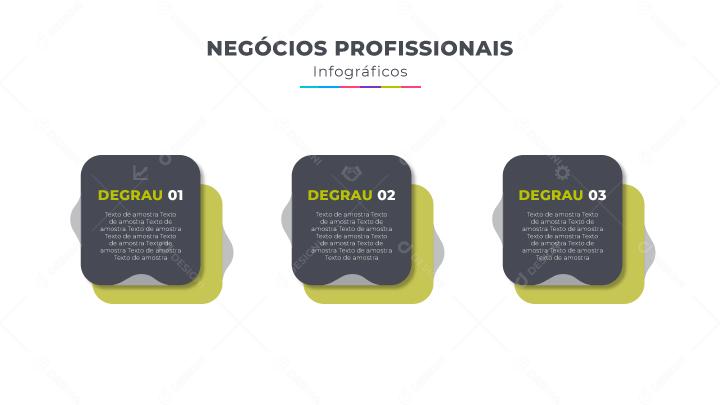 Banner de Apresentação Negócios Profissionais Infográficos Social Media EPS