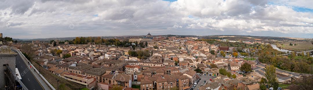 Vista panorâmica da cidade de Toledo na Espanha