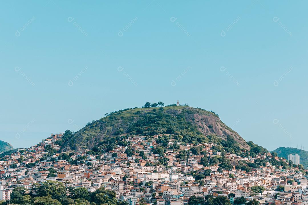 Favela casas morro cidades