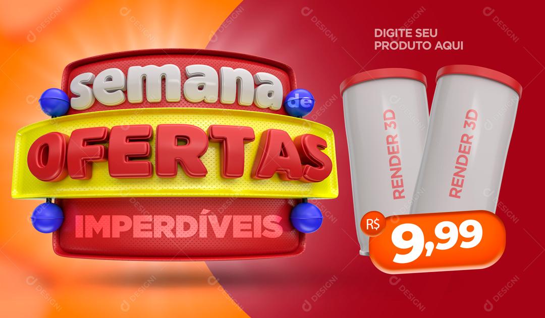 Semana De Ofertas Imperdíveis Social Media PSD Editável