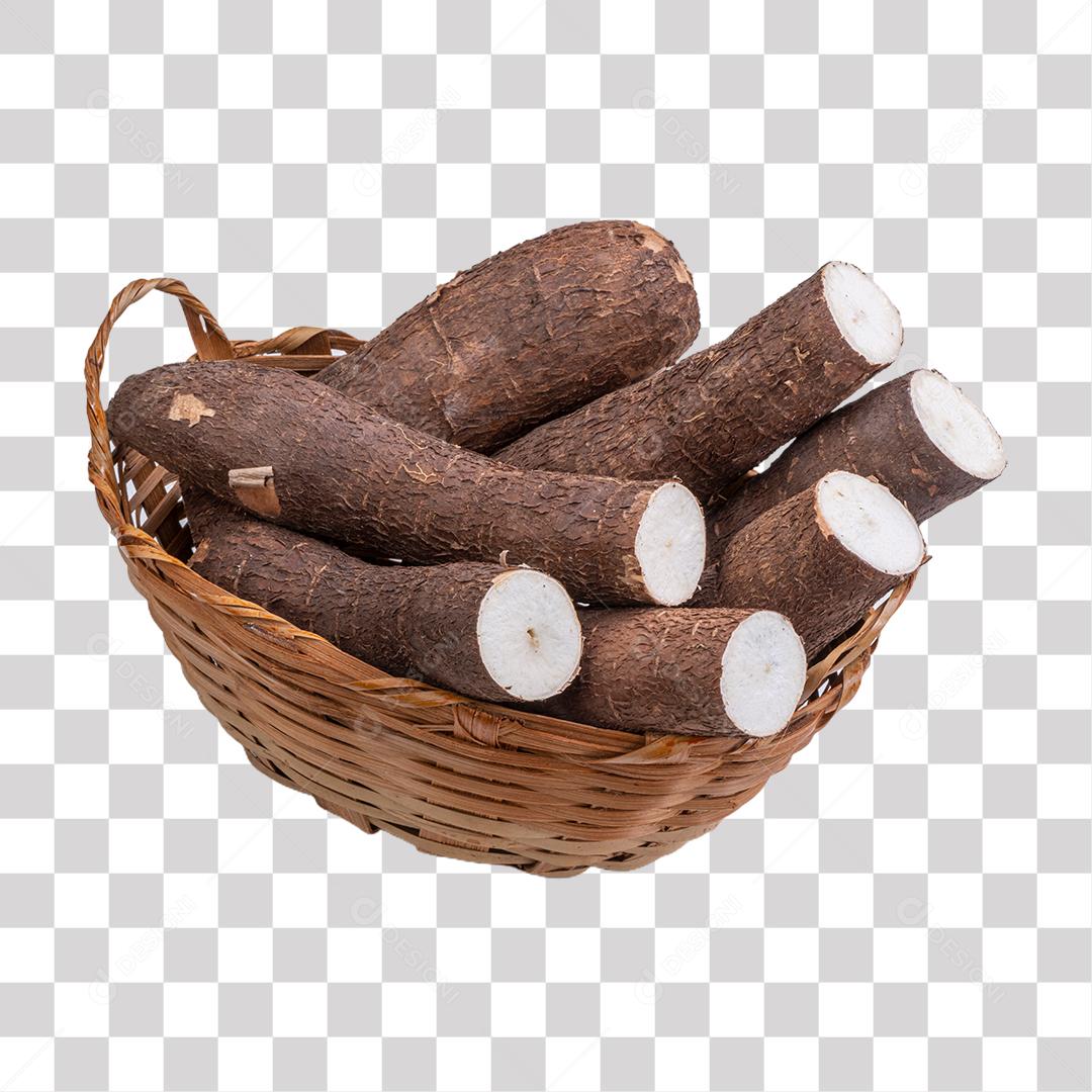 Cassavas In The Basket Transparent PNG