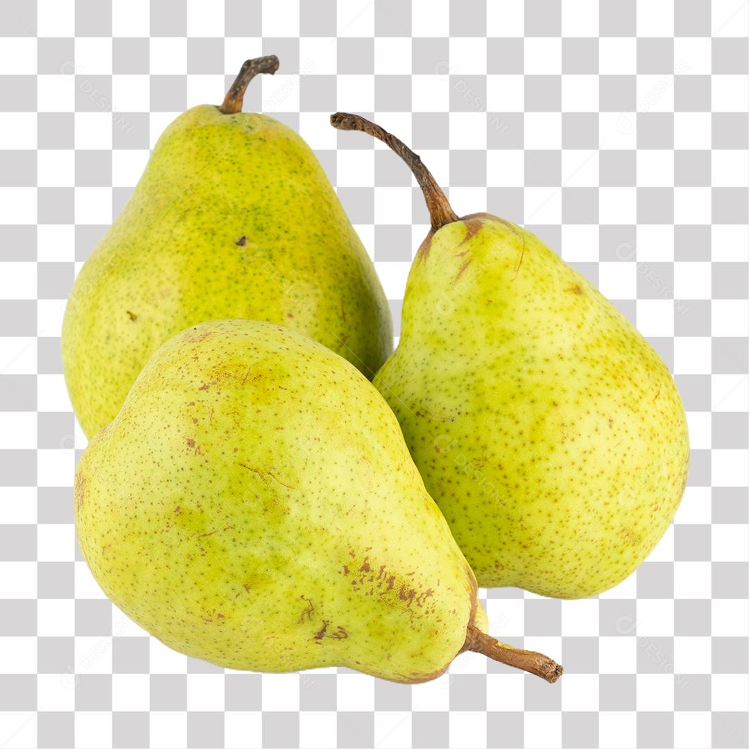 Grupo de peras PNG Transparente