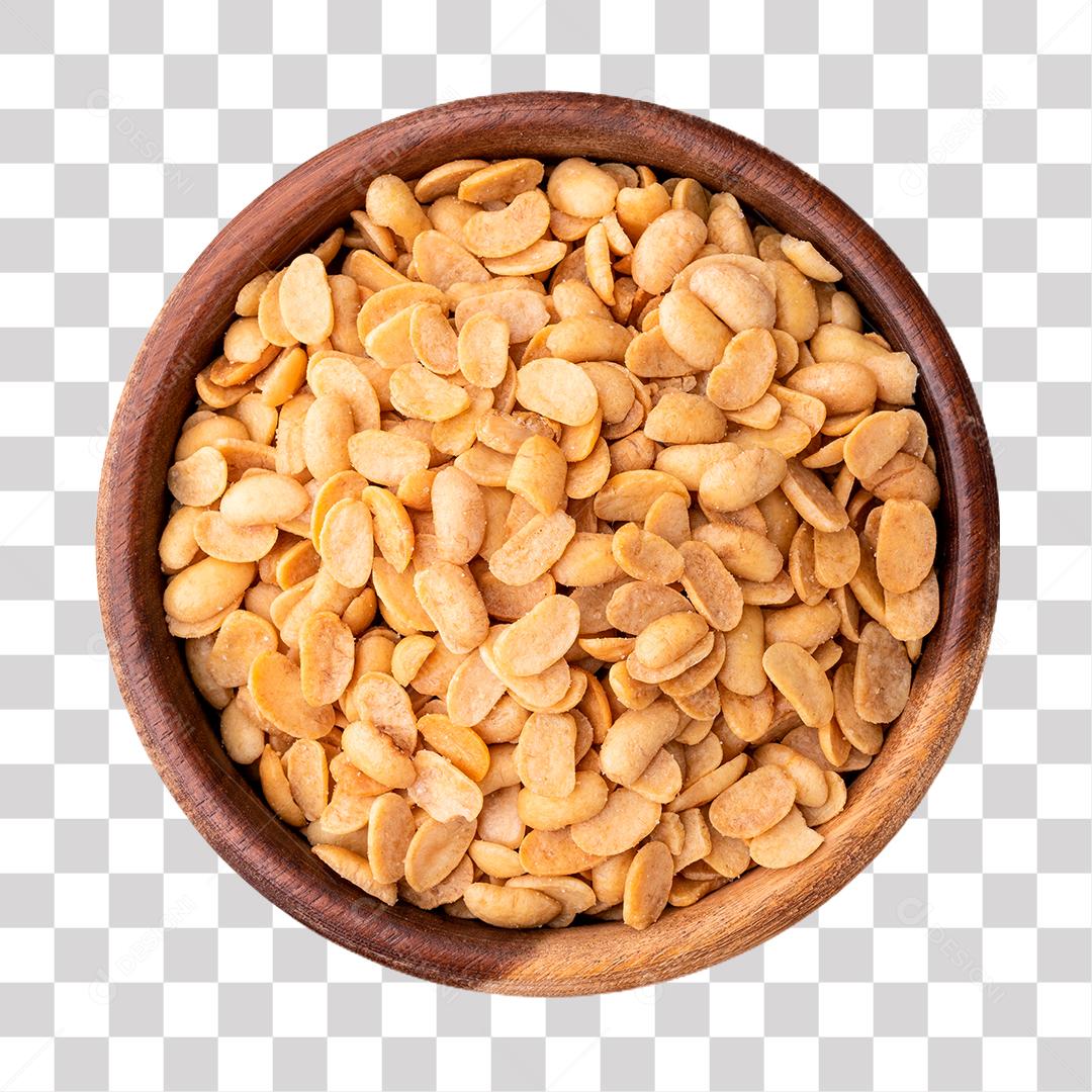 Feijão de soja frito em uma tigela PNG Transparente