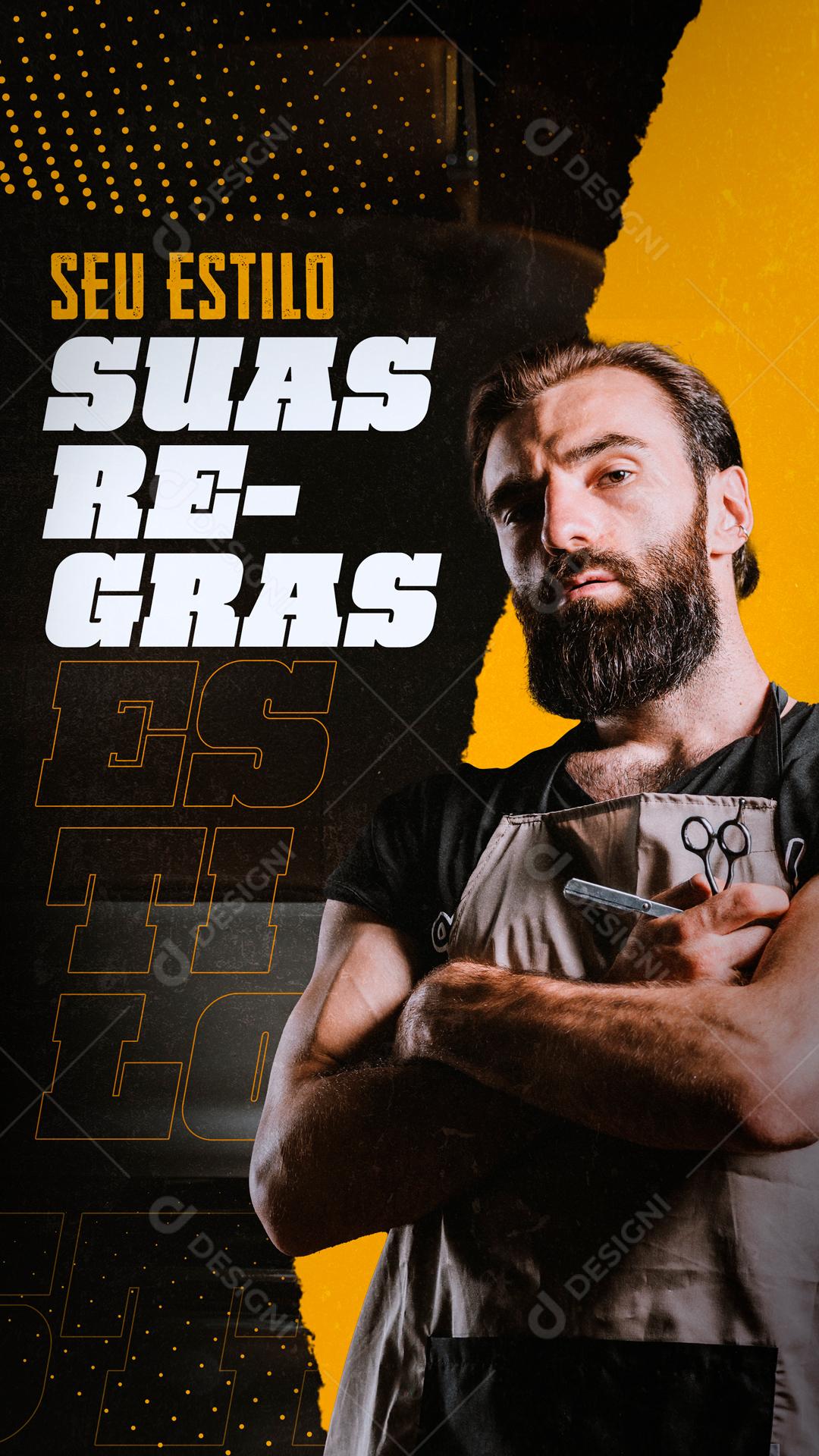 Seu Estilo Suas Regras Social Media PSD Editável