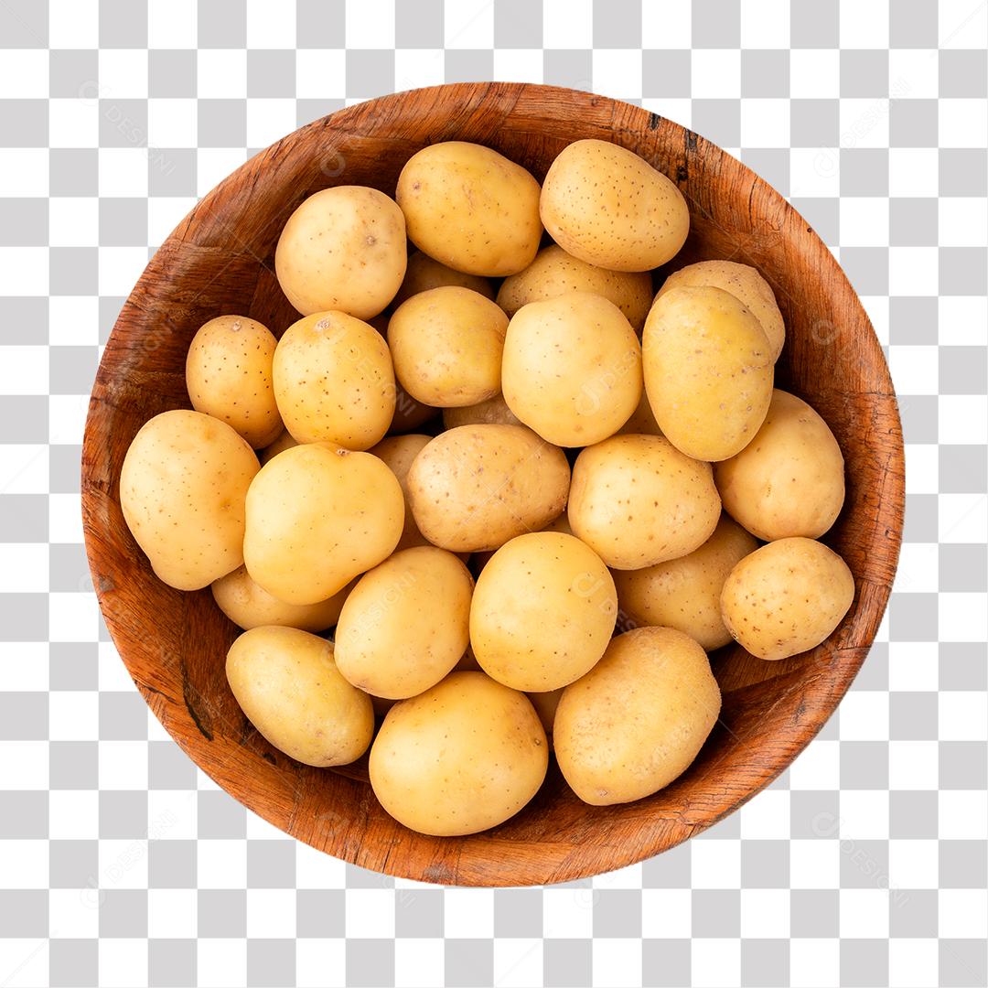 Batatas minúsculas em uma tigela PNG Transparente