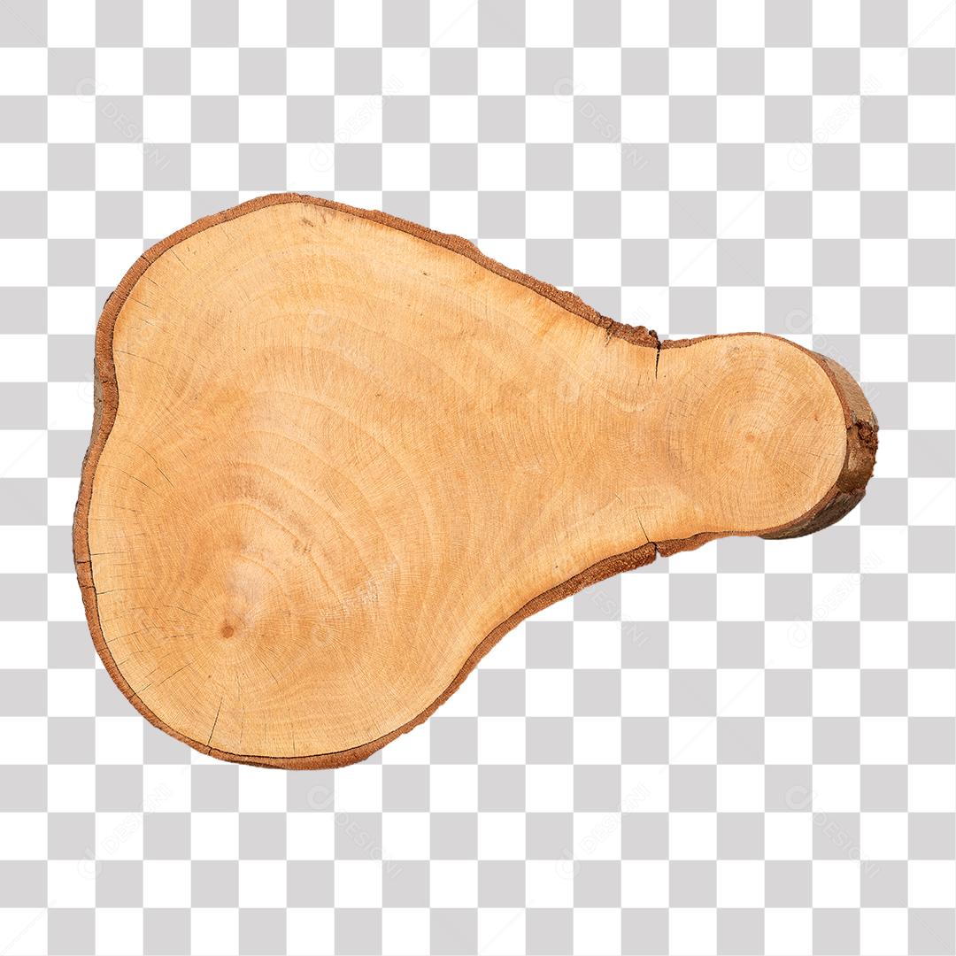 Placa de madeira rústica PNG Transparente