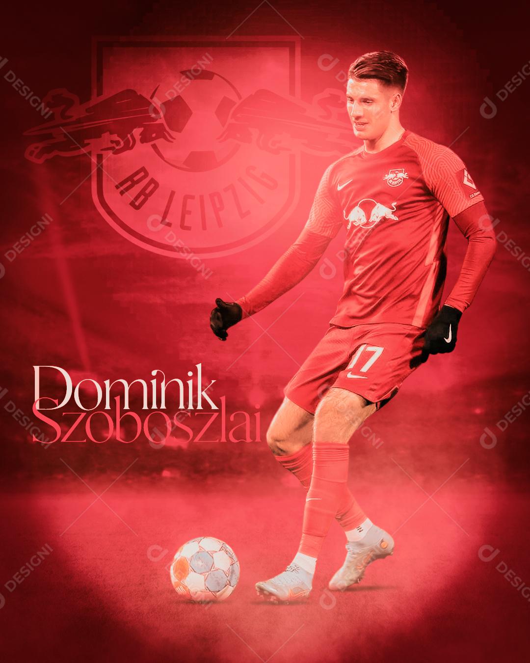 Flyer Dominik Szooboszlar Jogador De Futebol Social Media PSD Editável