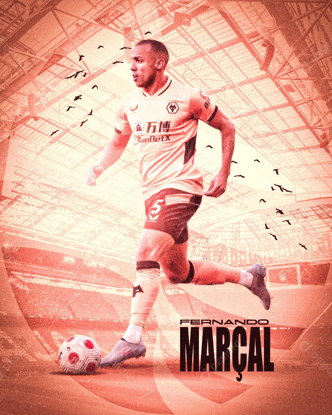 Flyer Fernando Marçal Futebol Social Media PSD Editável