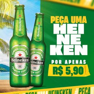 Social Media Peça Heineken Cervejas PSD Editável