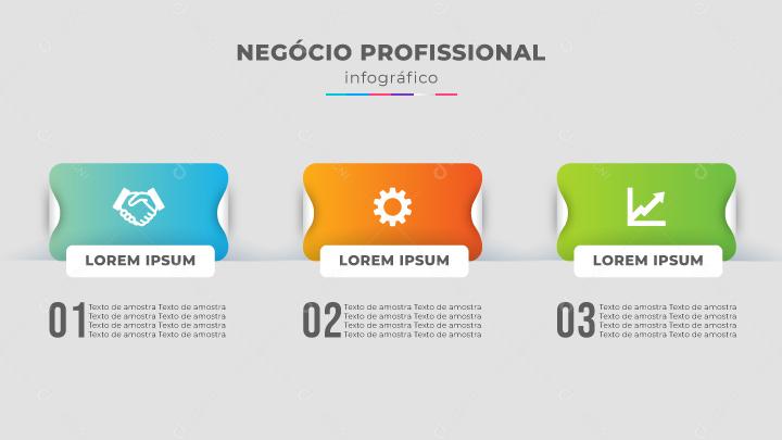 Banner Negócios Profissionais Infográficos Social Media EPS