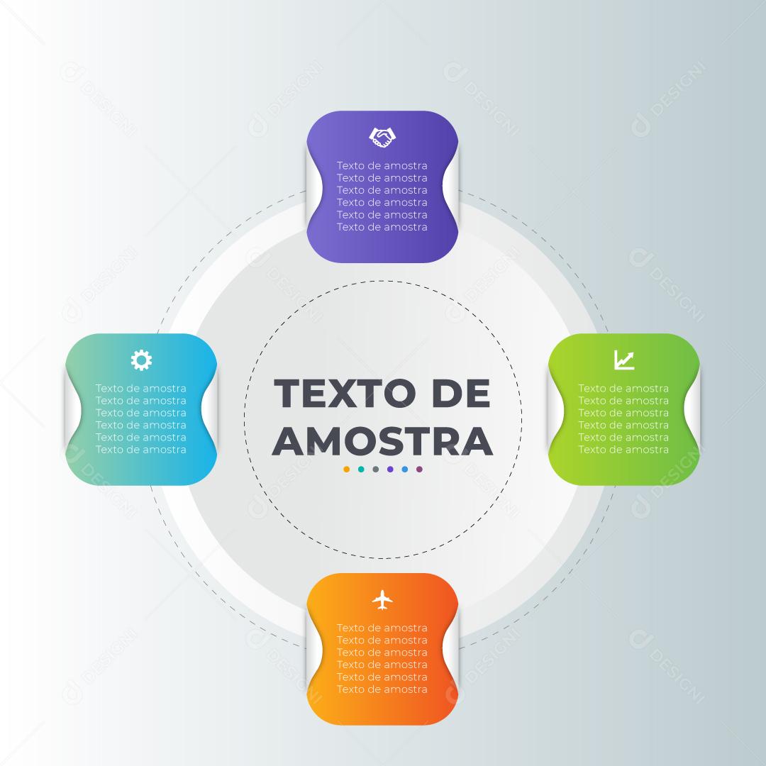 Feed de Apresentação Negócios Texto de Amostra Social Media EPS