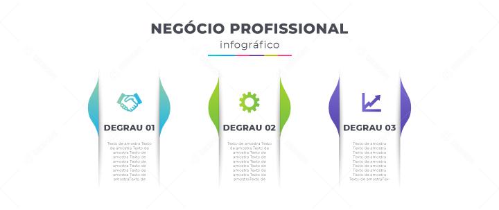 Social Media Apresentação Negócios Profissionais Infográficos Texto de Amostra EPS