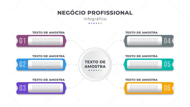 Social Media Negócios Profissionais Infográficos Texto de Amostra Banner EPS