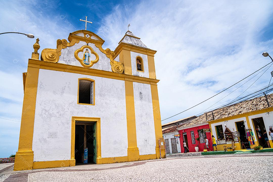 Arraial DAjuda - Bahia - Brasil - Circa Janeiro 2021: igreja