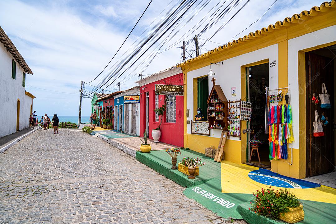 Arraial DAjuda - Bahia - Brasil - Circa Janeiro 2021: histórico